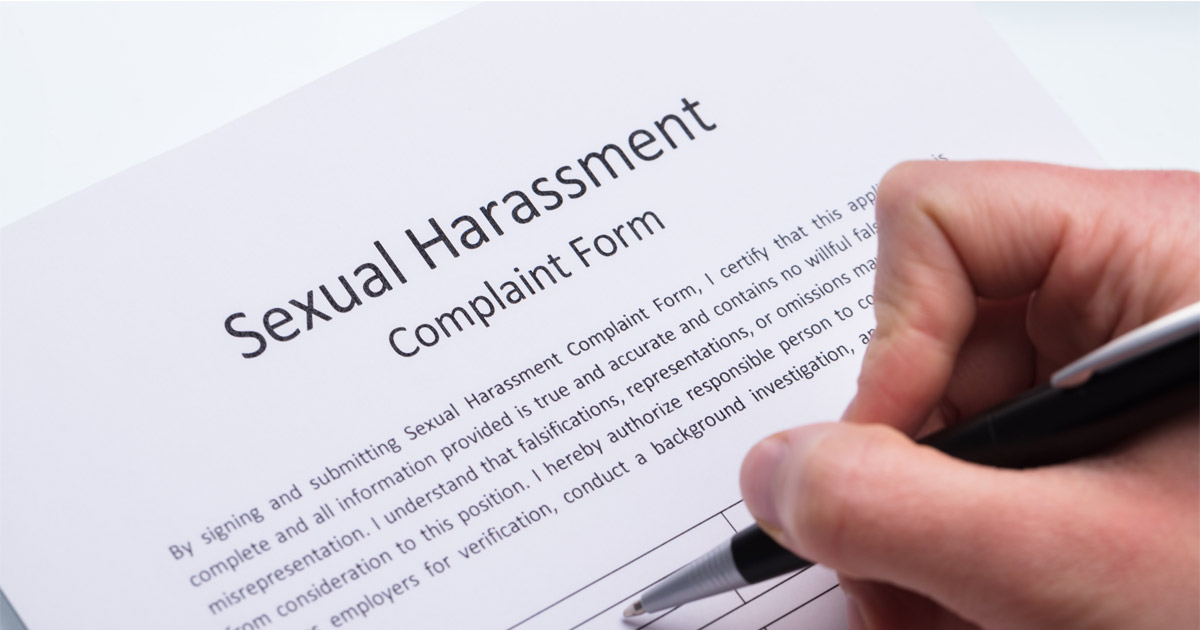 sexual harassment complaint form for Retail Workers