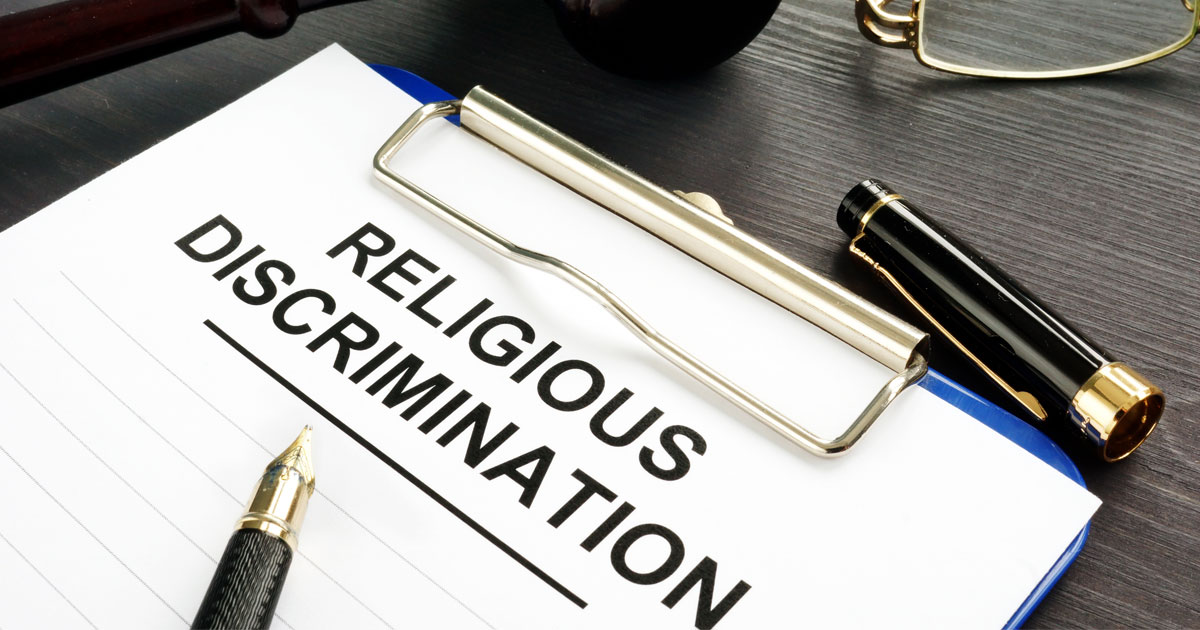 Cherry Hill Employment Lawyers at Sidney L. Gold & Associates, P.C. Help Workers Facing Religious Discrimination.