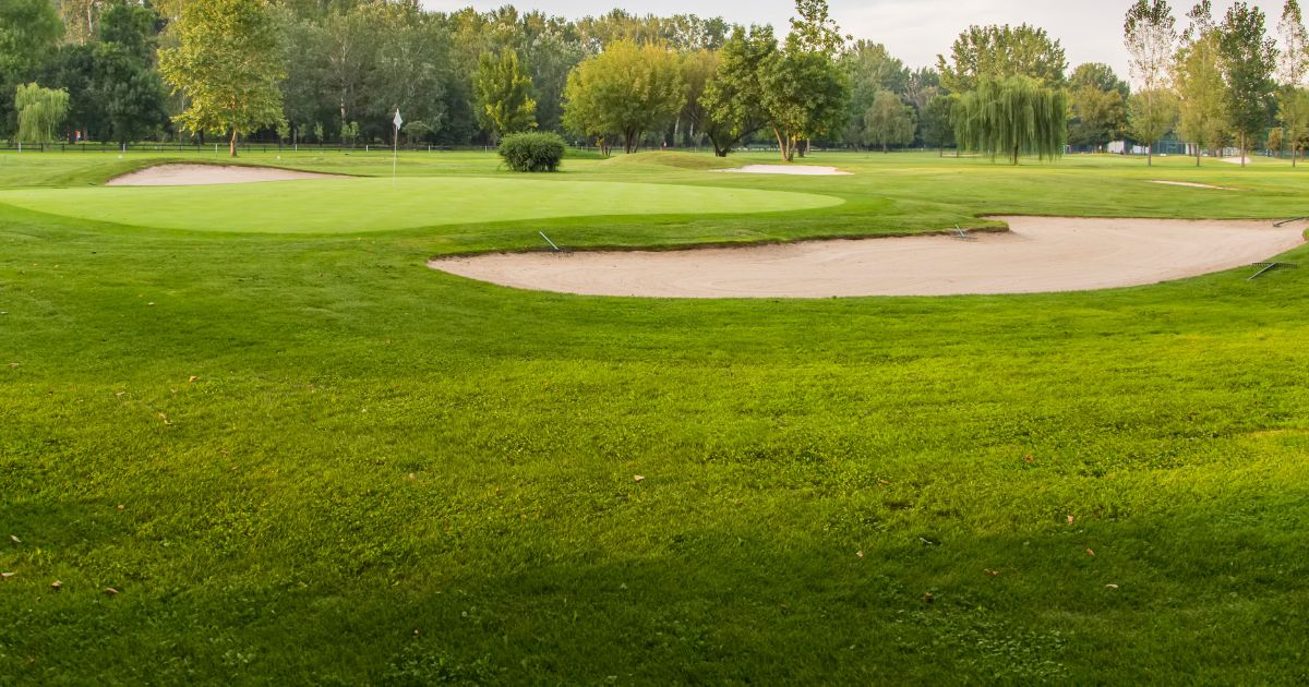 golf club course with green grass during the day