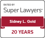 Sidney L Gold, 20 Years Super Lawyers
