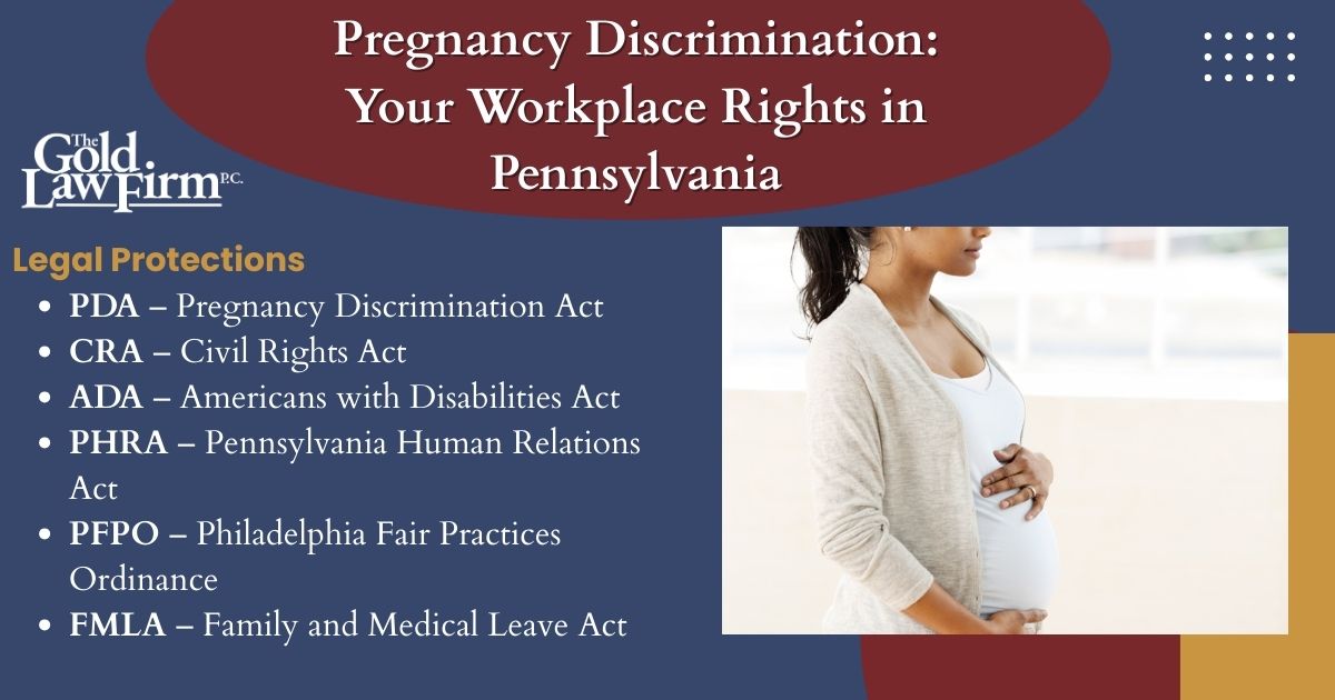 pregnancy discrimination infographic