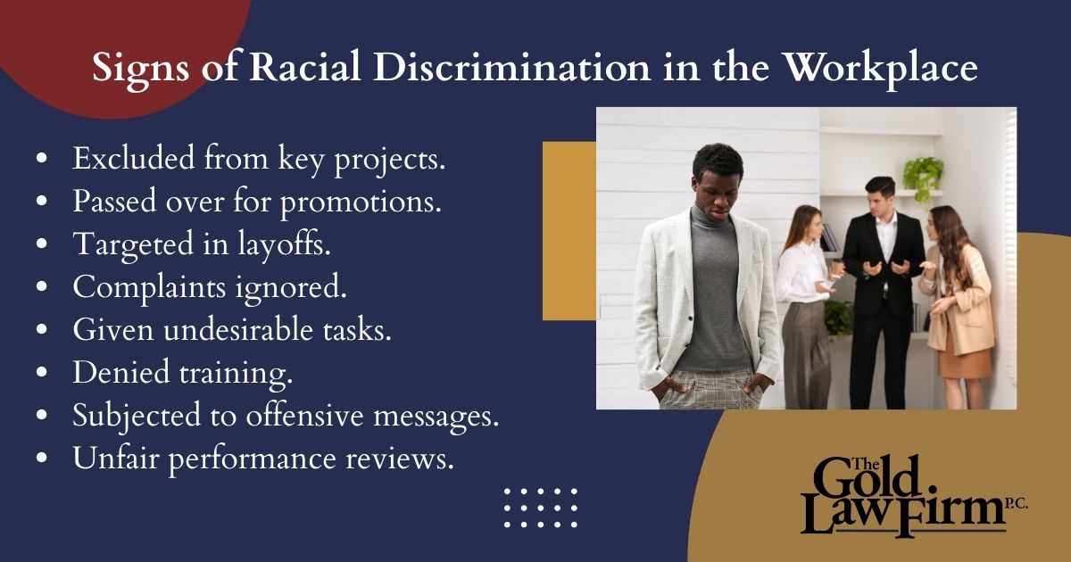 race discrimination infographic