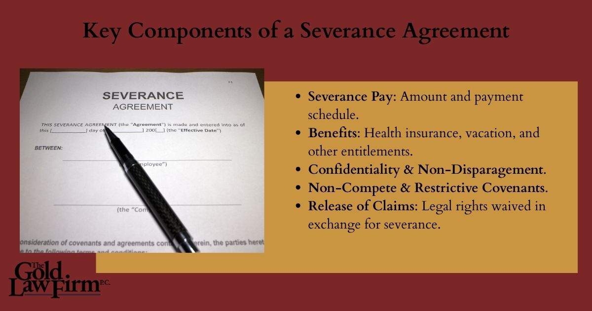 severance agreement infographic