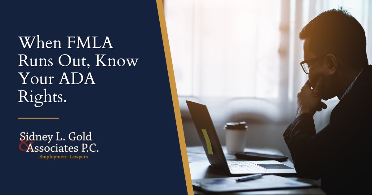 Our Cherry Hill FMLA Lawyers at The Gold Law Firm P.C. Help Protect Your Workplace Rights